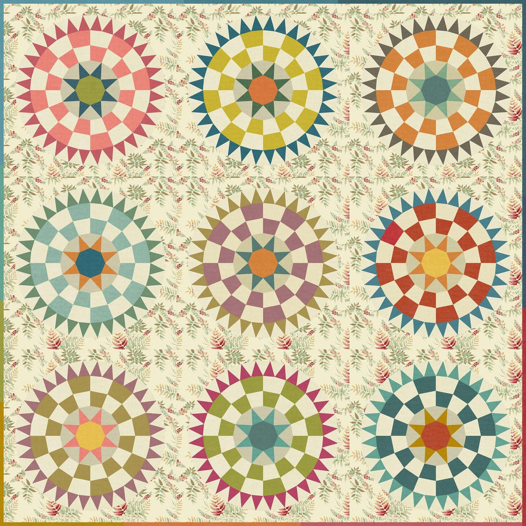 Desert Rose Quilt Pattern by Edyta Sitar from Laundry Basket Quilts, LBQ-0976-P