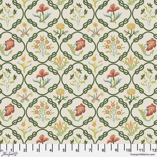Fabric Mays Coverlet - Twining Vine from EMERY WALKER Collection, Original Morris & Co for Free Spirit, PWWM102.TWININGVINE