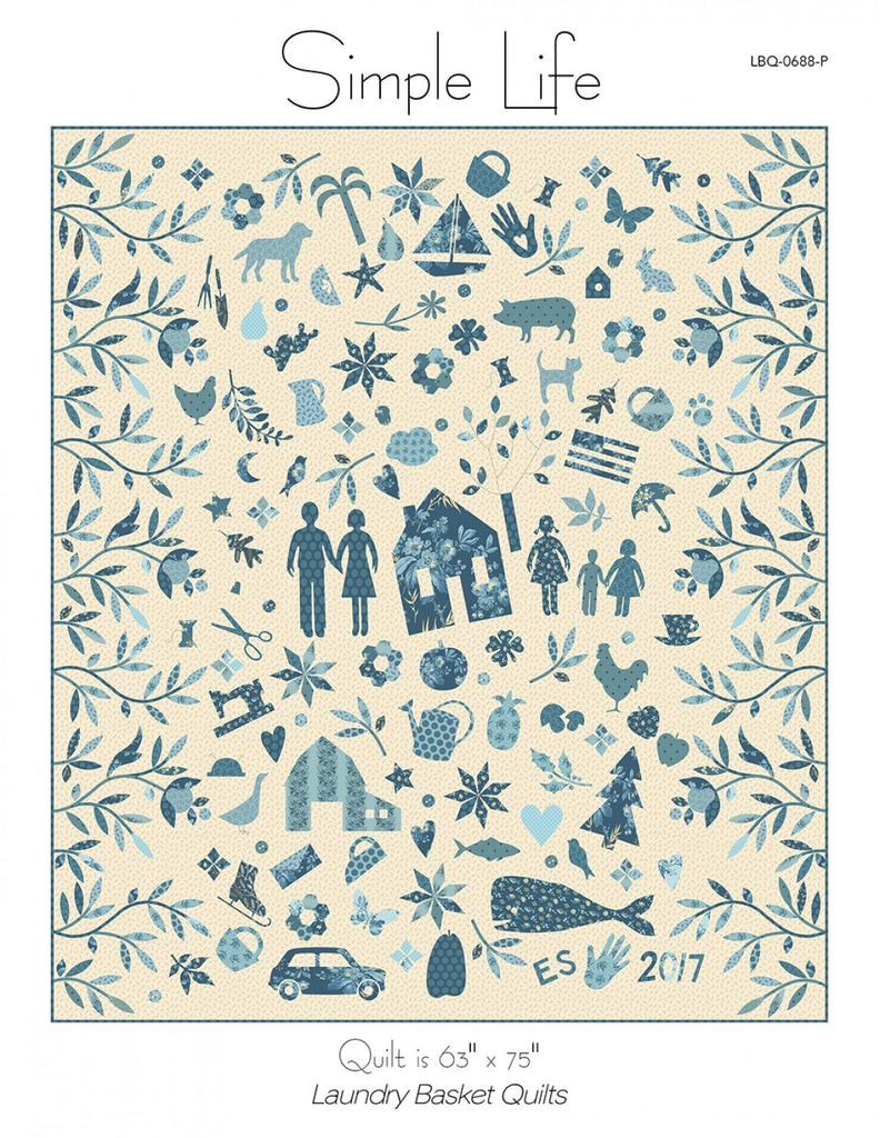 Pattern SIMPLE LIFE by Edyta Sitar from Laundry Basket Quilts, LBQ-0688-P