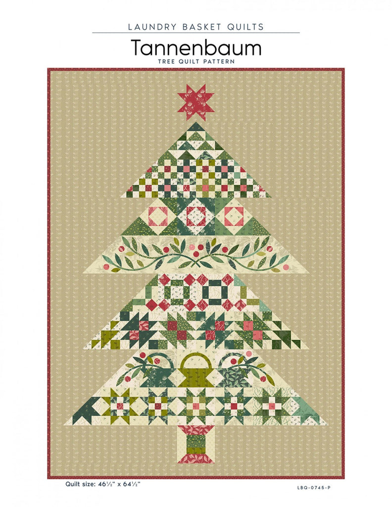 Pattern TANNENBAUM by Edyta Sitar from Laundry Basket Quilts, LBQ-0745-P