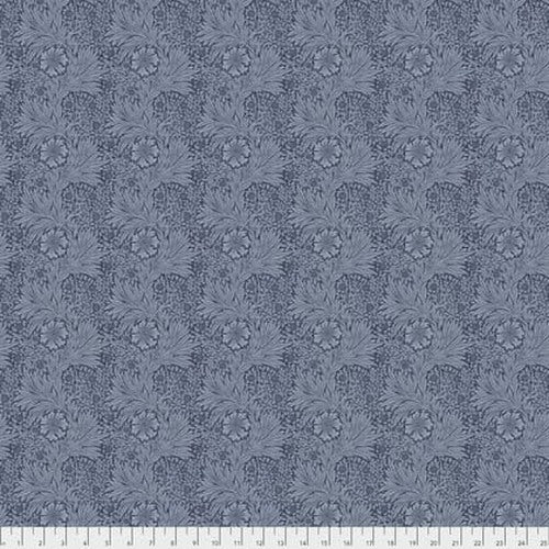Fabric Marigold - Navy from Kelmscott Collection, Original Morris & Co for Free Spirit, PWWM006. NAVYX
