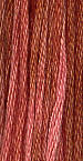 The Gentle Art's Sampler Threads Hand Dyed Embroidery Floss, 100% cotton, COPPER 0520, 5 yds
