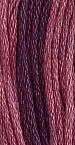 The Gentle Art's Sampler Threads Hand Dyed Embroidery Floss, 100% cotton, RED PLUM 0860, 5 yds