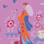 Tilda Fabric GARDEN VISTA IRIS from Bloomsville Collection, TIL100504