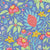 Tilda Fabric FLOWERTANGLE BLUE from Bloomsville Collection, TIL100509