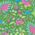 Tilda Fabric FLOWERTANGLE GREEN from Bloomsville Collection, TIL100512