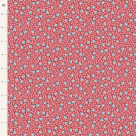 Fabric WALLFLOWER BLENDERS, BELLFLOWER PINK by TILDA, TIL110129