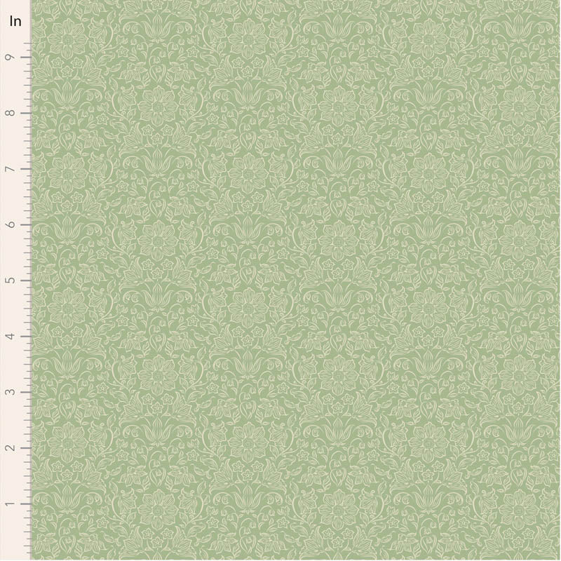 Fabric, LILA SAGE BLENDER for SONGBIRD Collection by TILDA, TIL110153