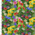 Fabric FLOWER MEADOW MULTY from Country Living Collection by John Keeling for 3 Wishes, # 21682-MLT-CTN-D