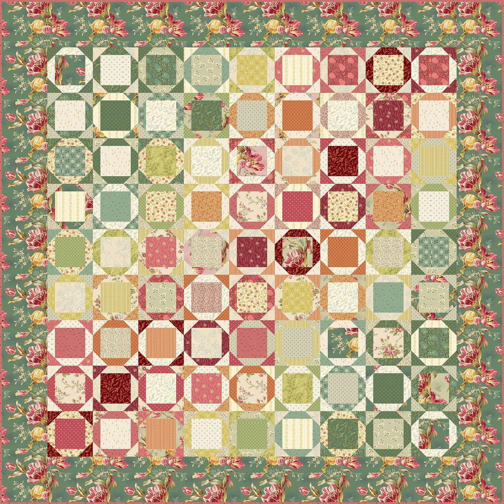 Hay Bale Quilt Pattern by Edyta Sitar from Laundry Basket Quilts, LBQ-0275-P