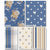 Organic Cotton 5 fat 1/4s bundle # 2986C-01 BLUE from BLUE SKIES & NUTMEG Collection by Stuart Hillard.