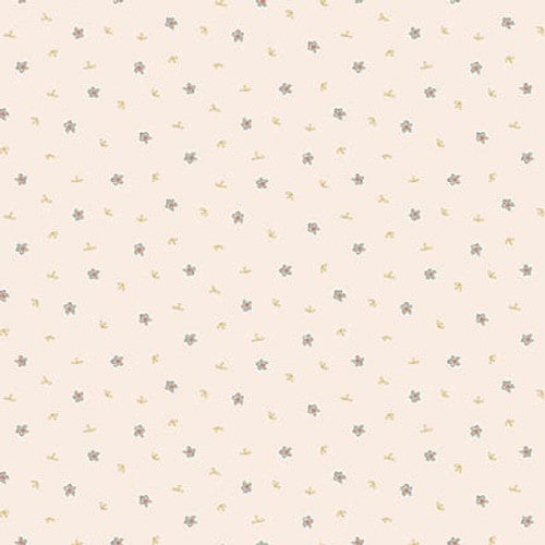 Henry Glass Fabric SEEDLING 3321-44 CREAM, from Simply Be Collection by Anni Downs