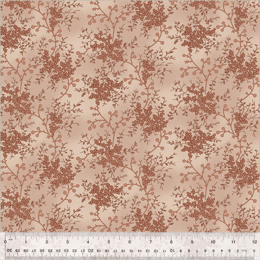 Fabric FLORAL VINE BLUSH from GARDEN TALE Collection by Jeanne Horton 51187A-13