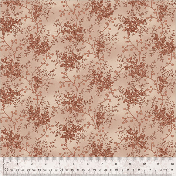 Fabric FLORAL VINE BLUSH from GARDEN TALE Collection by Jeanne Horton 51187A-13