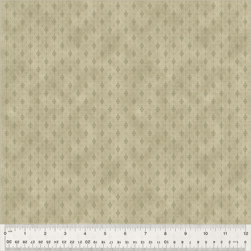 Fabric FOULARD STRIPE OAT BRAN from GARDEN TALE Collection by Jeanne Horton 51190A-11