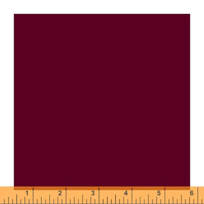 Cotton Fabric RUBY AND BEE Solids, GRAPE JELLY From Windham Fabrics, 51583-37