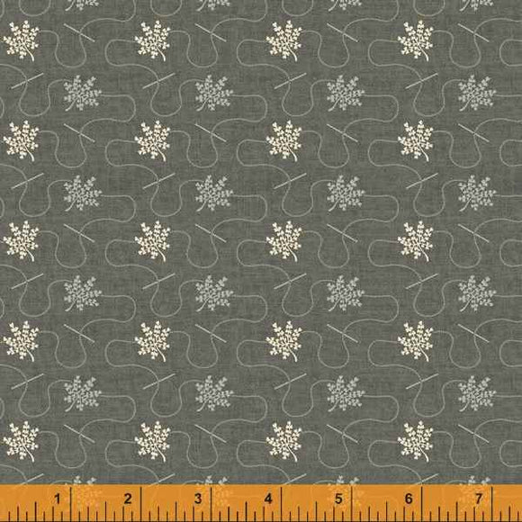 Quilting Fabric DILLYDALLY from Traveler Collection by Jeanne Horton. 52914-7 Obsidian