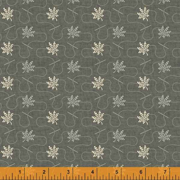 Quilting Fabric DILLYDALLY from Traveler Collection by Jeanne Horton. 52914-7 Obsidian