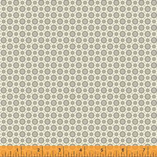 Quilting Fabric ROUNDABOUT from Traveler Collection by Jeanne Horton. 52915-3 Moonstone