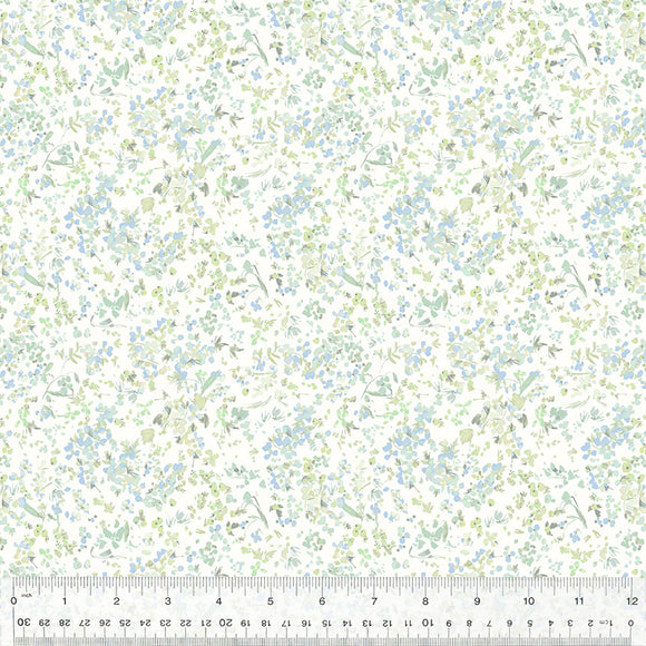 Cotton Fabric, WILDFLOWER, BABY'S BREATH, 53808-12, FLORET Collection by Kelly Ventura for Windham Fabrics