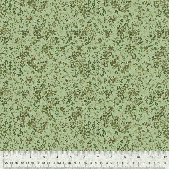 Cotton Fabric, WILDFLOWER, EUCALYPTUS, 53808-13, FLORET Collection by Kelly Ventura for Windham Fabrics