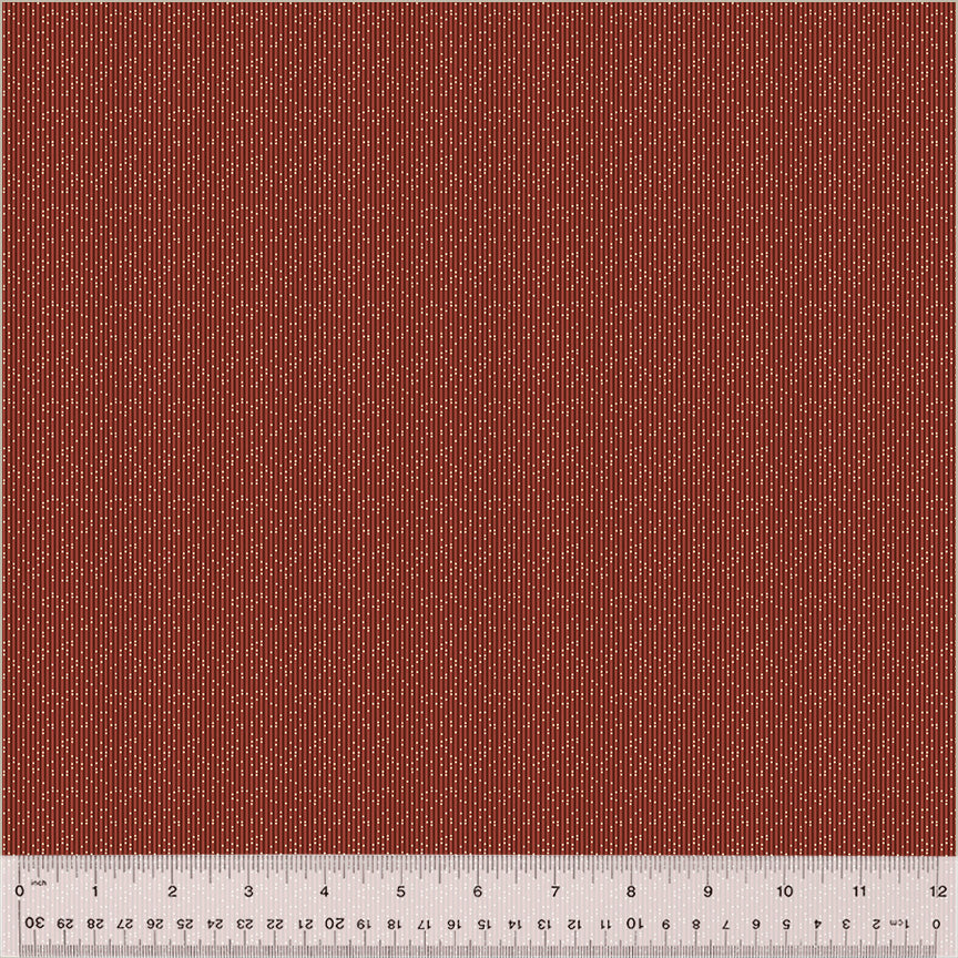 Fabric PINPOINT RUBY from GARDEN TALE Collection by Jeanne Horton 53823-14