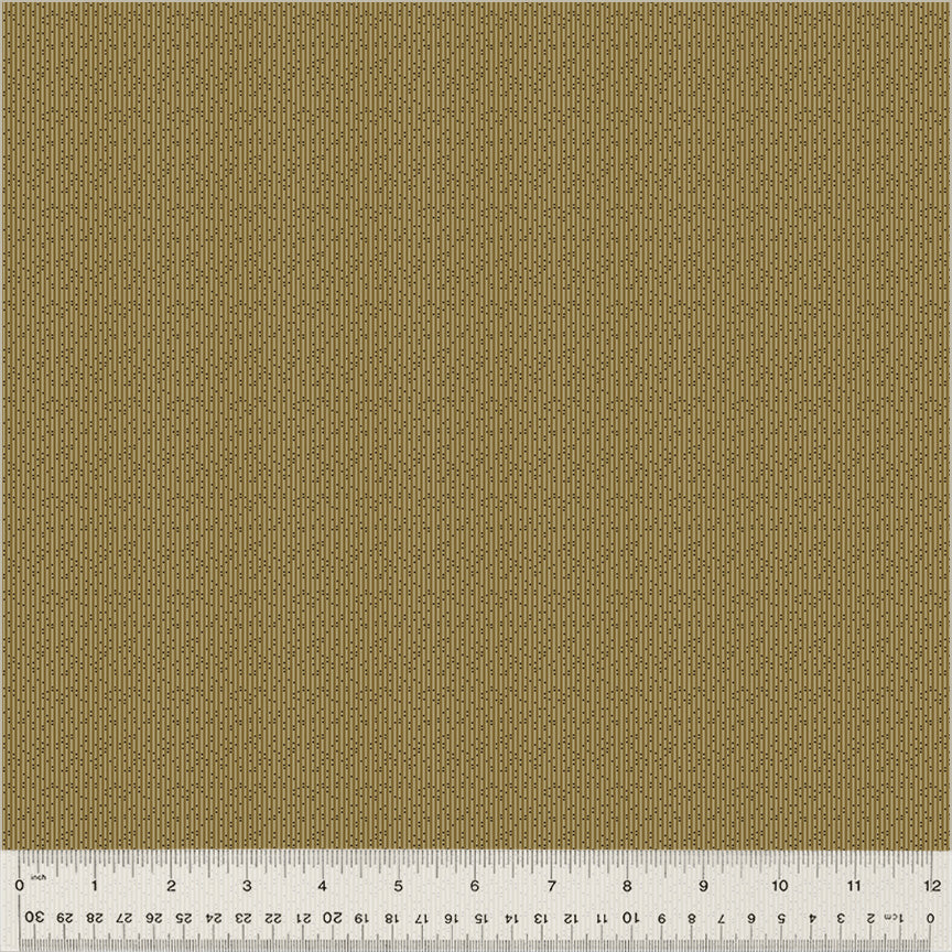 Fabric PINPOINT CARAMEL from GARDEN TALE Collection by Jeanne Horton 53823-16