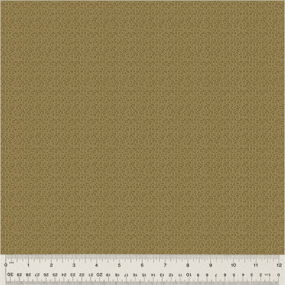 Fabric PINPOINT CARAMEL from GARDEN TALE Collection by Jeanne Horton 53823-16