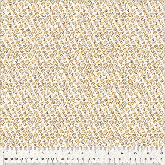 Petite Jeanne Collection, DAPPLED LIGHT IVORY Quilting Fabric from L'Atelier Perdu for Windham Fabrics, 53944-1