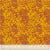 Cotton Fabric PERIWINKLE TANGERINE from BOTANICA Collection, Windham Fabrics, 54016-11