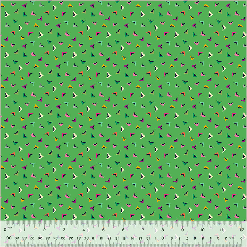 Cotton Fabric FLUTTER GRASS from BOTANICA Collection, Windham Fabrics, 54019-13