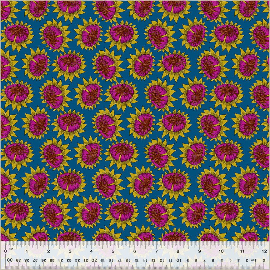Cotton Fabric 54301D-2 SUNNY Royal from Twilight Collection by Sally Kelly for Windham Fabrics
