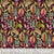 Cotton Fabric, Little Dormouse 54770D-2 Berry, FOREST FRUITS Collection from Betsy Olmsted for Windham