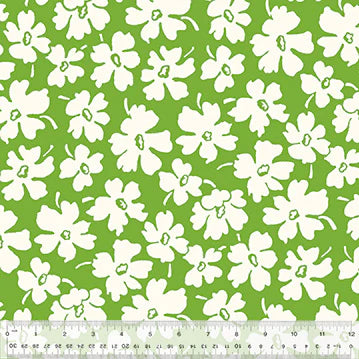 Cotton Fabric GARDEN, Garden 54793-5 Green, MERRY-GO-ROUND Collection from Whistler Studios for Windham