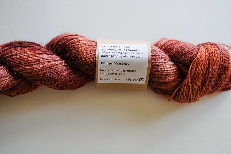 RIVERKNITS Yarn AYSGARTH, OF THE WOODS, British Wensleydale Wool