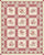 French General Quilt pattern THE QUEEN'S GROVE 59"x 74" A002