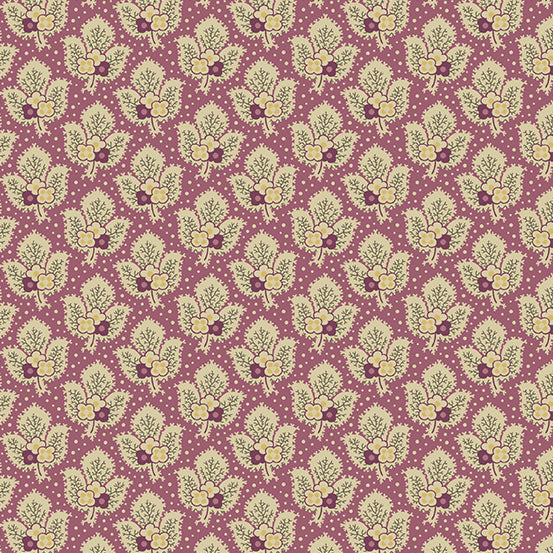 Fabric CAMARILLO Color MIXED BERRY from English Garden Collection by Edyta Sitar for Andover, A-795-P