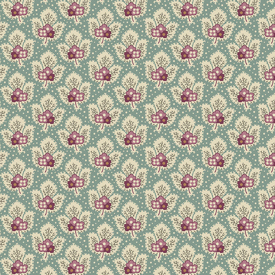 Fabric CAMARILLO Color MISTY MORNING from English Garden Collection by Edyta Sitar for Andover, A-795-T