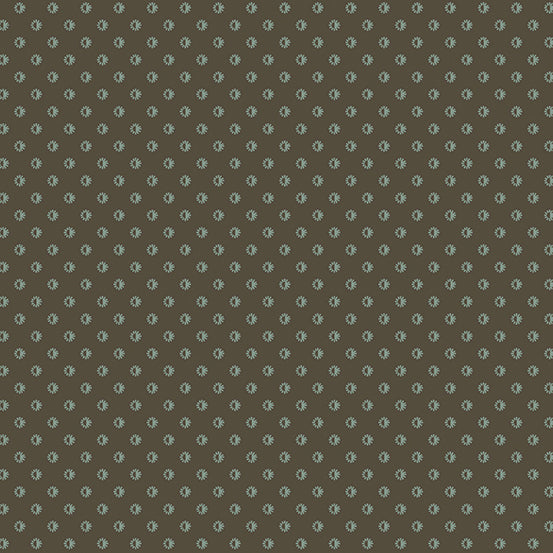 Fabric GOOSEBERRY Color LICORICE from English Garden Collection by Edyta Sitar for Andover, A-799-N