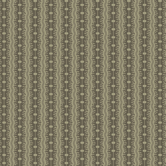 Fabric TRELLIS Color BLACK TEA from English Garden Collection by Edyta Sitar for Andover, A-800-N