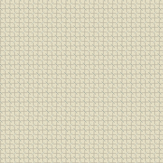 Fabric LATTICE Color SUGAR AND CREAM from English Garden Collection by Edyta Sitar for Andover, A-804-L