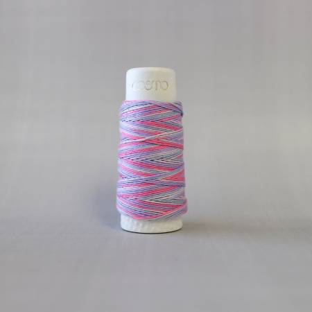 Cosmo Hidamari Sashiko Variegated Thread 30 Meters Cotton Candy # 88-302