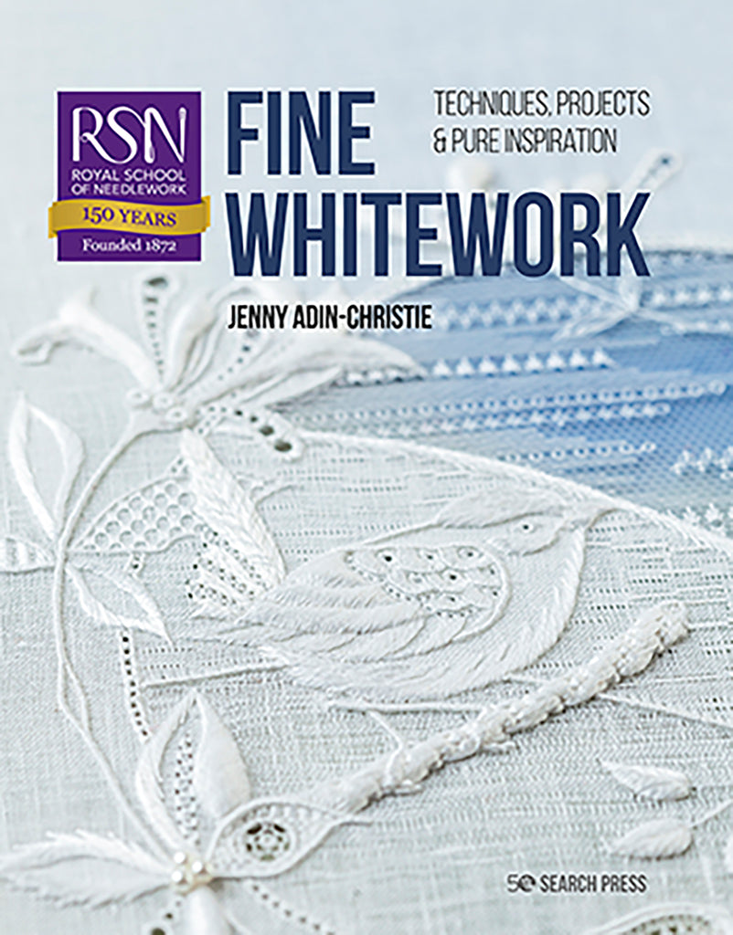 Book FINE WHITEWORK by Jenny Adin-Christie, Search Press Publication