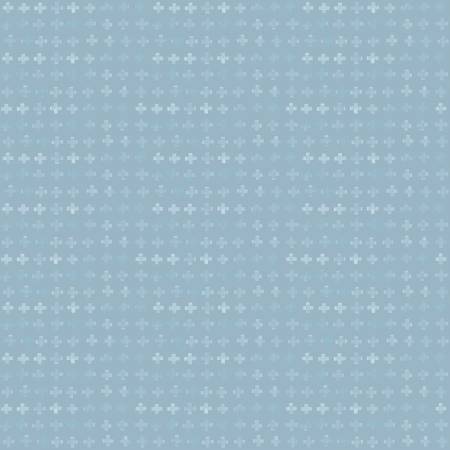 Fabric BLUE ESCAPE COASTAL PLUS SIGN BLUE from Riley Blake Designs, C14515 BLUE
