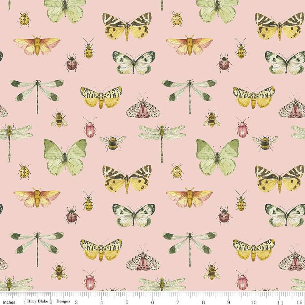Fabric FLUTTER BLUSH from LOVE ME MORE Collection from Riley Blake Designs, CD15632-BLUSH