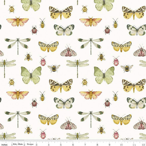 Fabric FLUTTER CLOUD from LOVE ME MORE Collection from Riley Blake Designs, CD15632-CLOUD