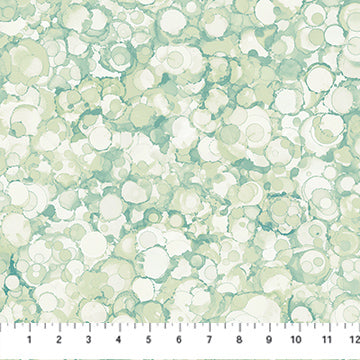 Fabric DP28062-61 BUBBLES TEAL/GREEN from AUTUMN BREEZE Collection by Deborah Edwards and Melanie Samra for Northcott