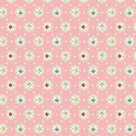 Fabric BAKE SALE PINK by Elea Lutz from the My Favorite Things Collection for Poppie Cotton, # FT23704