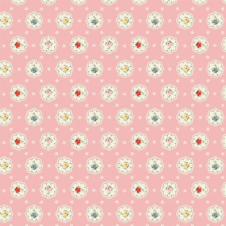 Fabric BAKE SALE PINK by Elea Lutz from the My Favorite Things Collection for Poppie Cotton, # FT23704