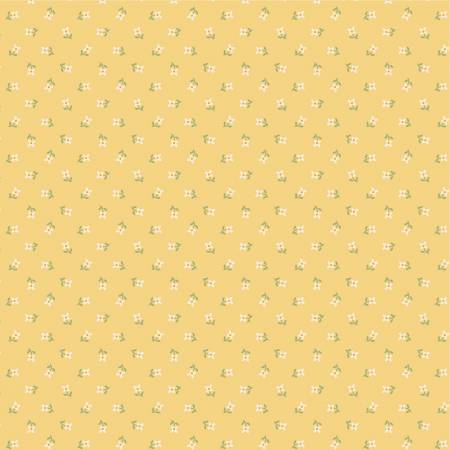 Fabric VINTAGE APRON YELLOW by Elea Lutz from the My Favorite Things Collection for Poppie Cotton, # FT23706